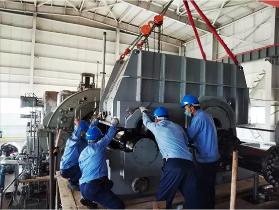 ABPAY钱包官方网站为用户检建的进口机组一次投产成功