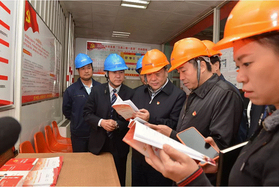 市委巡回领导六组、工投集团调研组深刻ABPAY钱包官方网站调研领导主题教育工作